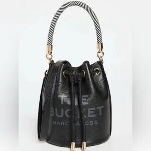 MARC JACOBS Black The Bucket Bag – NWT – Crossbody Strap Included